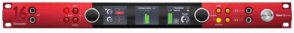 Thunderbolt audio interface Focusrite Red 16 line
