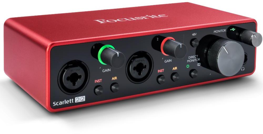Usb audio interface Focusrite Scarlett 2I2 G3