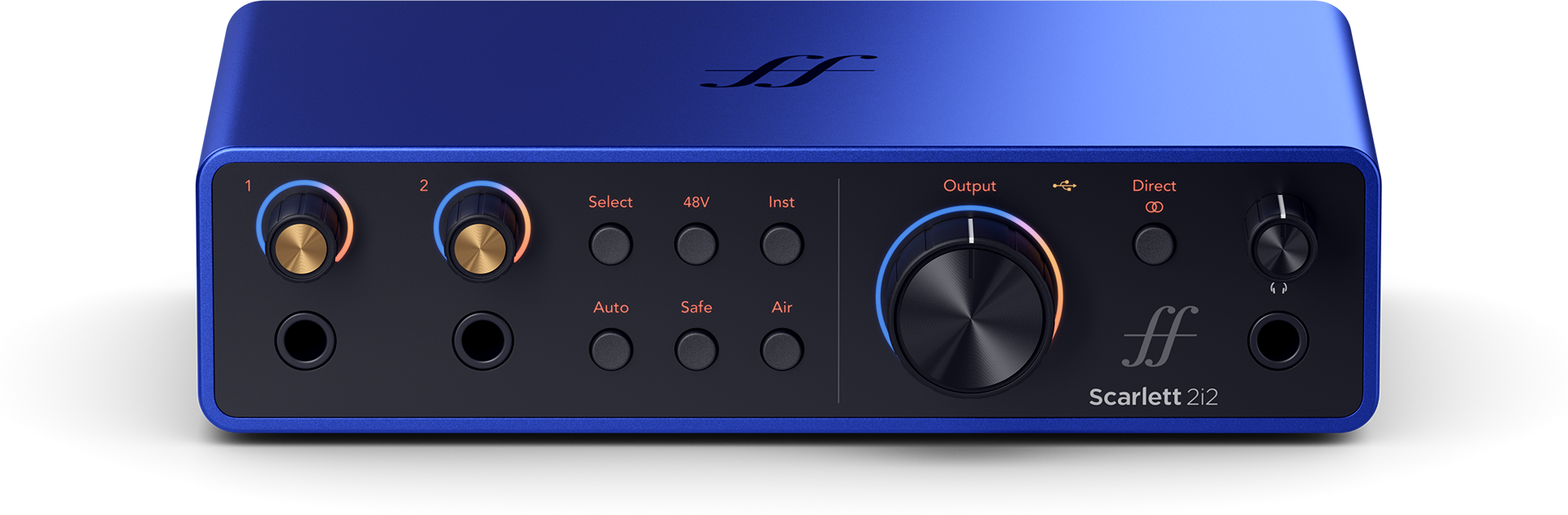 Focusrite Scarlett 2i2 G4 Ae Blue - USB audio interface - Main picture