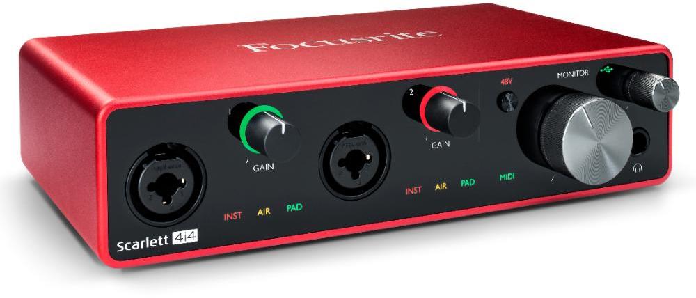 Usb audio interface Focusrite Scarlett 4I4 G3