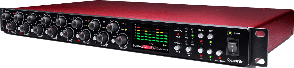 Focusrite Scarlett Octopre Dynamic - Preamp - Main picture