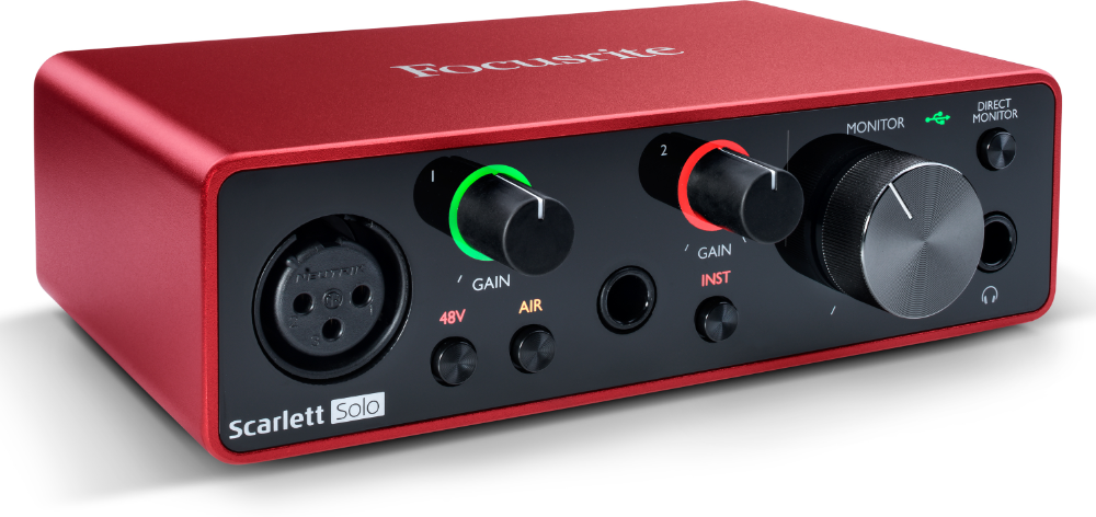 Scheda audio esterna Focusrite Solo 3d generation on