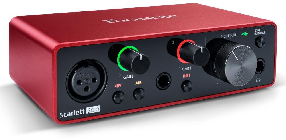 Usb audio interface Focusrite Scarlett Solo G3
