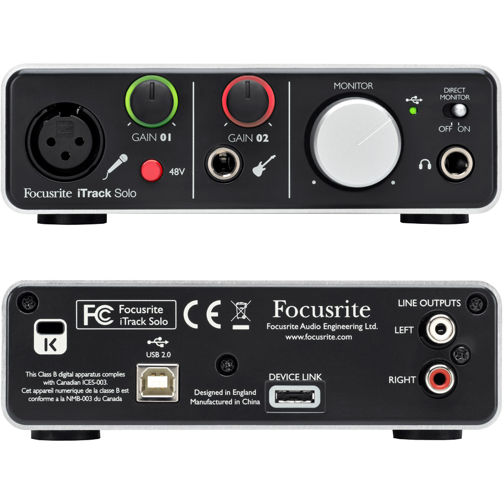 Focusrite Itrack Solo Lightning - Iphone / Ipad audio interface - Variation 1