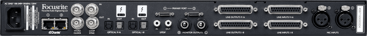 Focusrite Red 16 Line - Thunderbolt audio interface - Variation 1