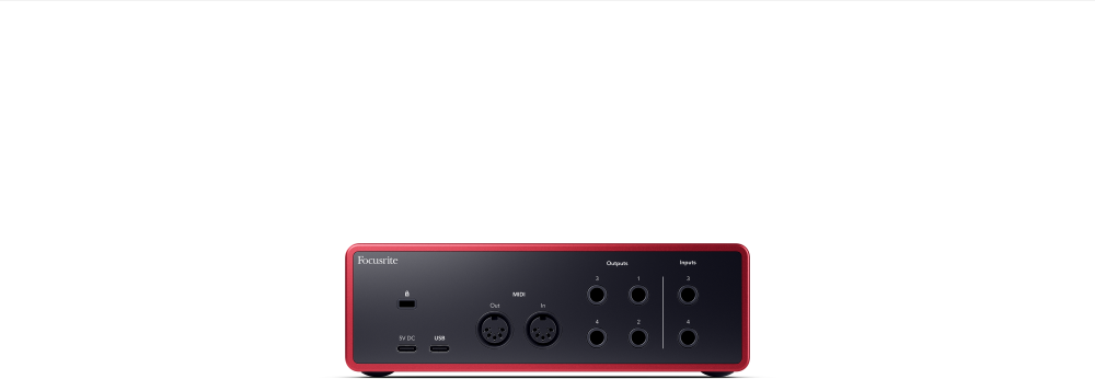 Focusrite Scarlett 4i4 G4 - USB audio interface - Variation 4
