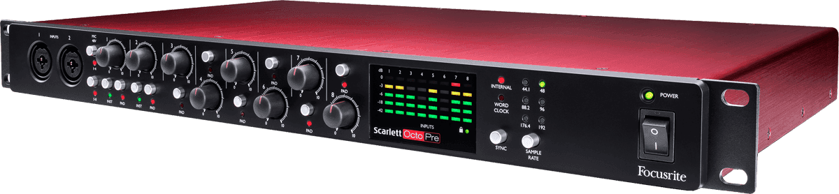 Focusrite Scarlett-octopre - Preamp - Variation 1