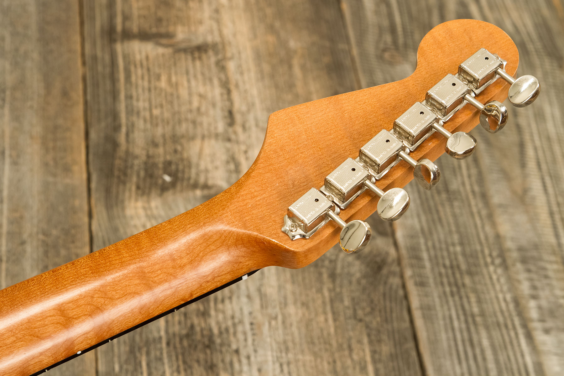 Folreden Guitars Custom Order Strat 3s Trem Rw #090815 - Relic Golden Yellow Sparkle - Str shape electric guitar - Variation 10
