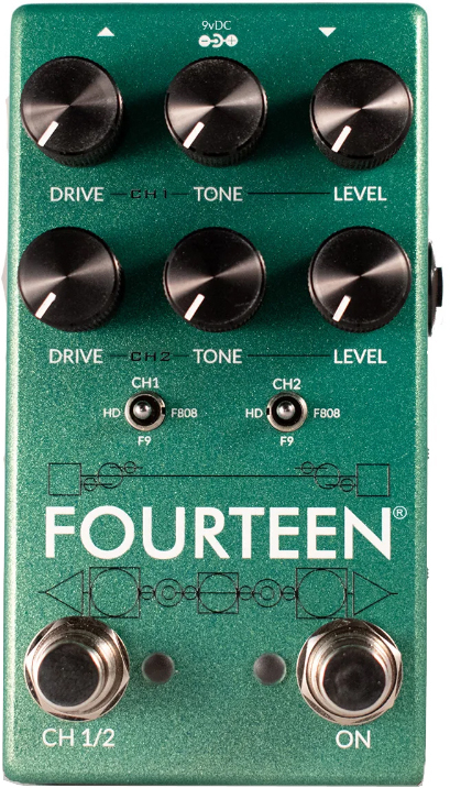 Fortin Amps Fourteen Dual Boost Overdrive - Overdrive, distortion & fuzz effect pedal - Main picture