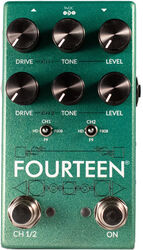 Overdrive, distortion & fuzz effect pedal Fortin amps Fourteen Dual Boost Overdrive