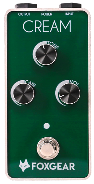 Foxgear Cream Overdrive - Overdrive, distortion & fuzz effect pedal - Variation 1