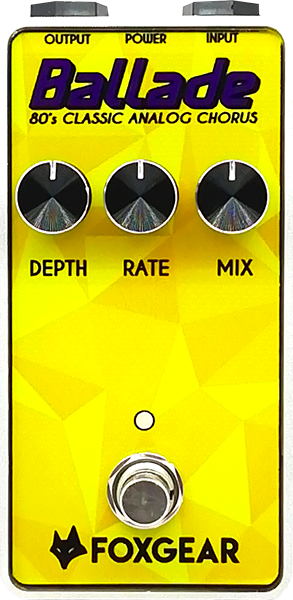 Foxgear Ballade Chorus - Modulation, chorus, flanger, phaser & tremolo effect pedal - Main picture