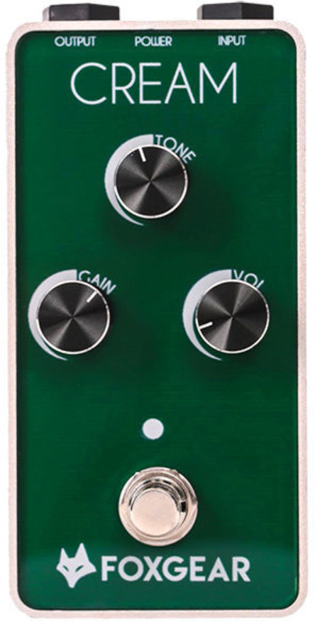 Foxgear Cream Overdrive - Overdrive, distortion & fuzz effect pedal - Main picture