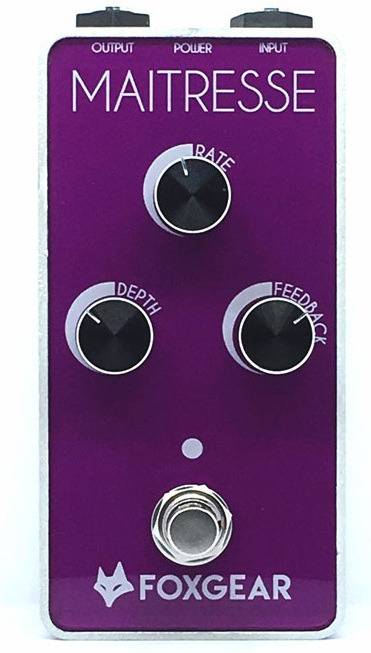 Foxgear Maitresse Flanger - Modulation, chorus, flanger, phaser & tremolo effect pedal - Main picture