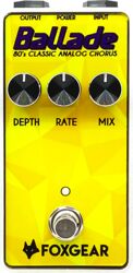 Modulation, chorus, flanger, phaser & tremolo effect pedal Foxgear BALLADE CHORUS