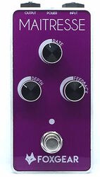 Modulation, chorus, flanger, phaser & tremolo effect pedal Foxgear MAITRESSE Flanger