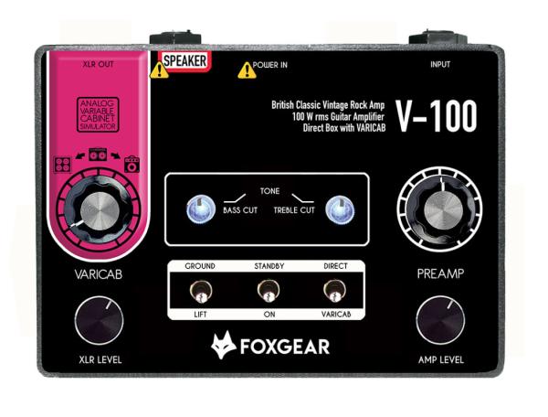 Electric guitar amp head Foxgear V-100 Miniamp