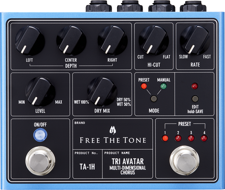 Free the tone Tri Avatar Modulation, chorus, flanger, phaser Free the tone Tri Avatar Modulation, chorus, flanger, phaser