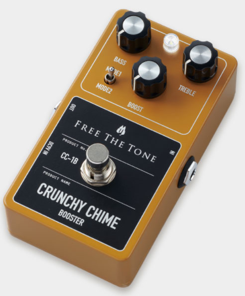 Volume, boost & expression effect pedal Free the tone Crunchy Chime CC-1B Booster