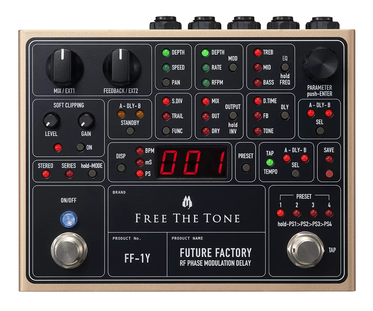 Free the tone Future Factory Digital Delay Reverb, delay & echo 
