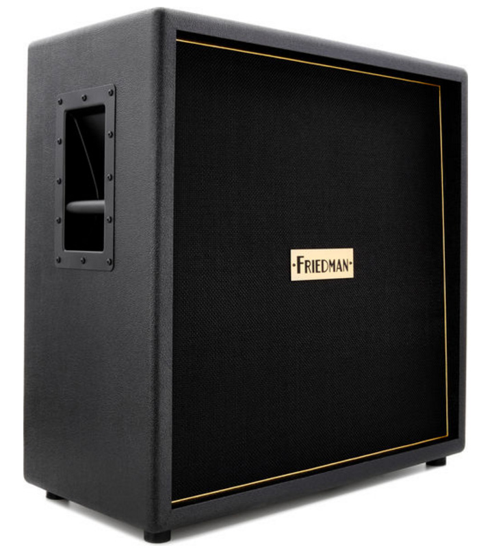 Friedman Amplification 412 Cabinet Greenbacks, Vintage 30, 110w, 16-ohms Black - Electric guitar amp cabinet - Variation 1