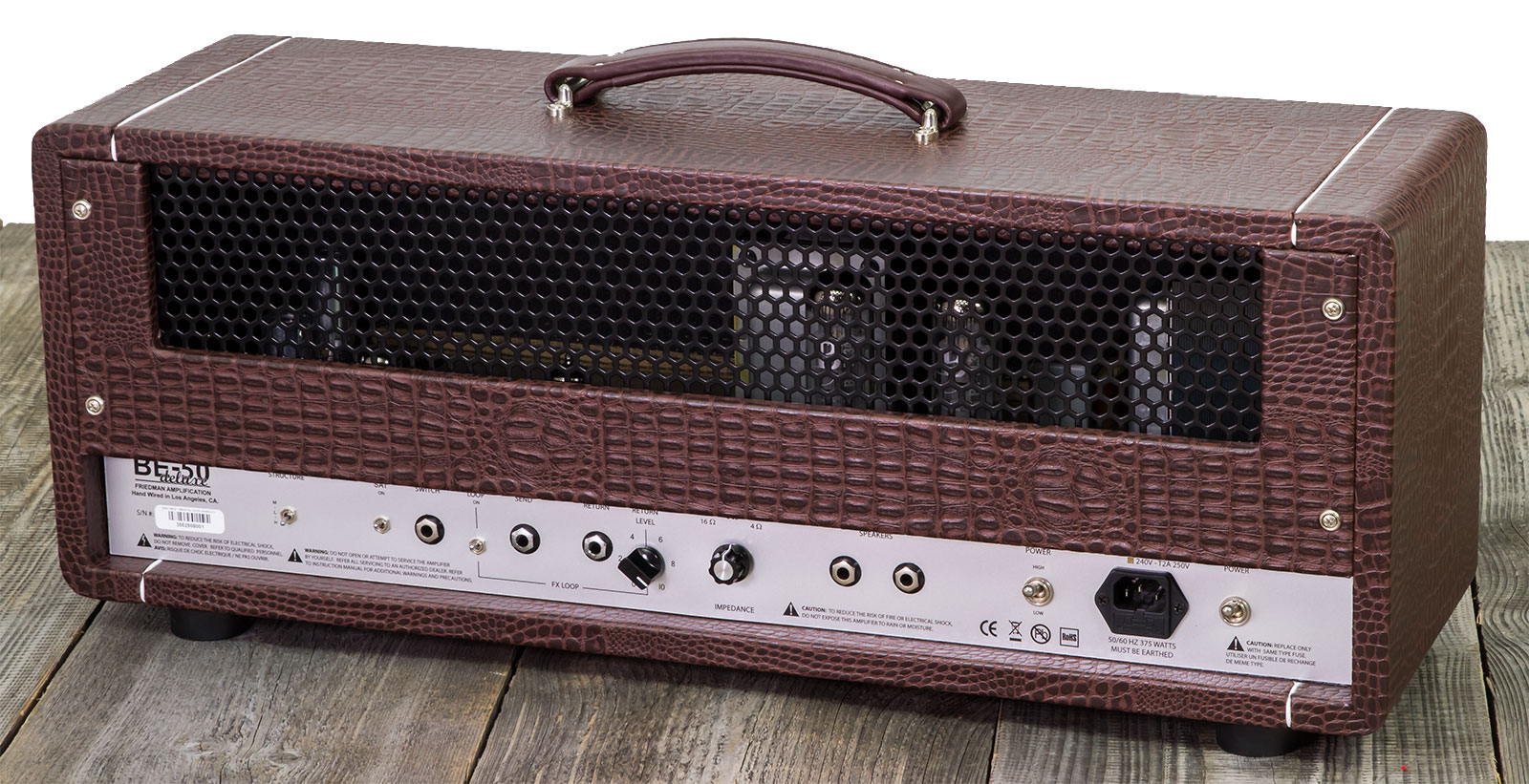 Friedman Amplification Be50 Deluxe Head 25/50w El34 Brown Gator Tolex - Electric guitar amp head - Variation 6