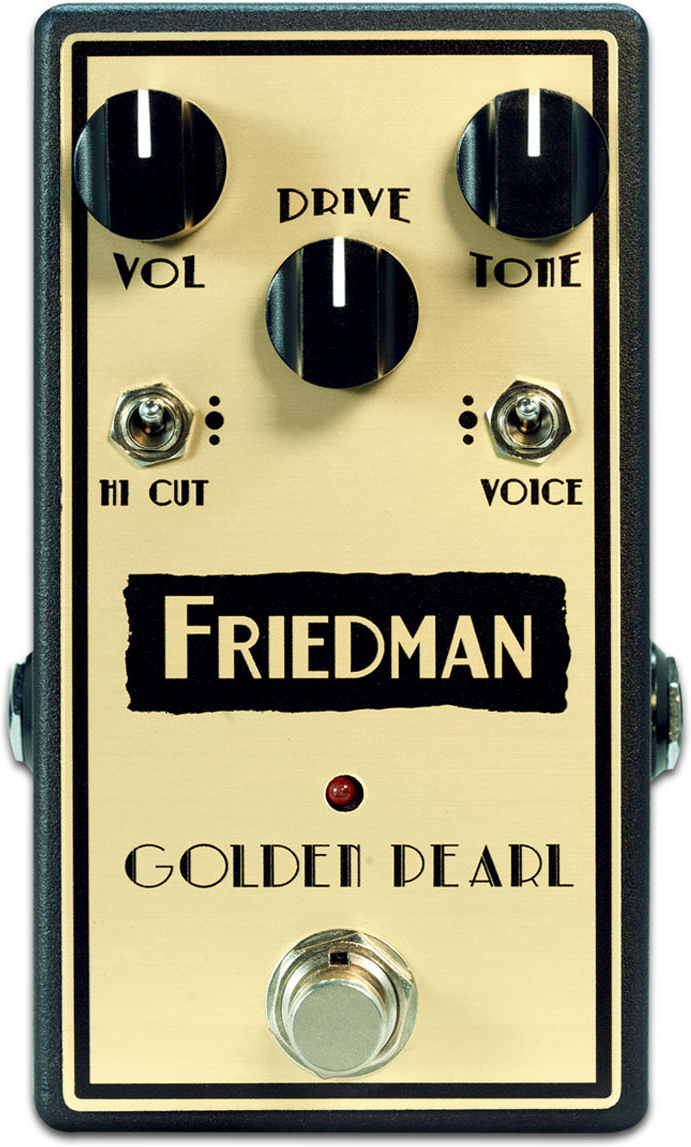Friedman Amplification Golden Pearl Overdrive - Overdrive, distortion & fuzz effect pedal - Main picture