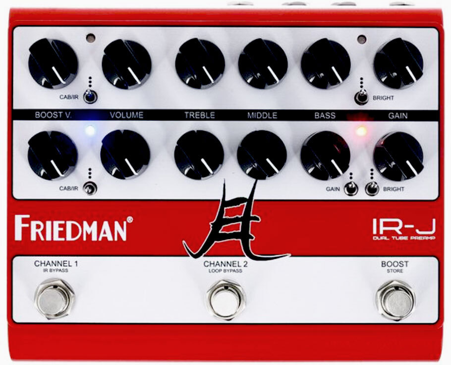 Friedman Amplification Jake E Lee Ir-j Dual Tube Preamp Signature - Electric guitar preamp in rack - Main picture
