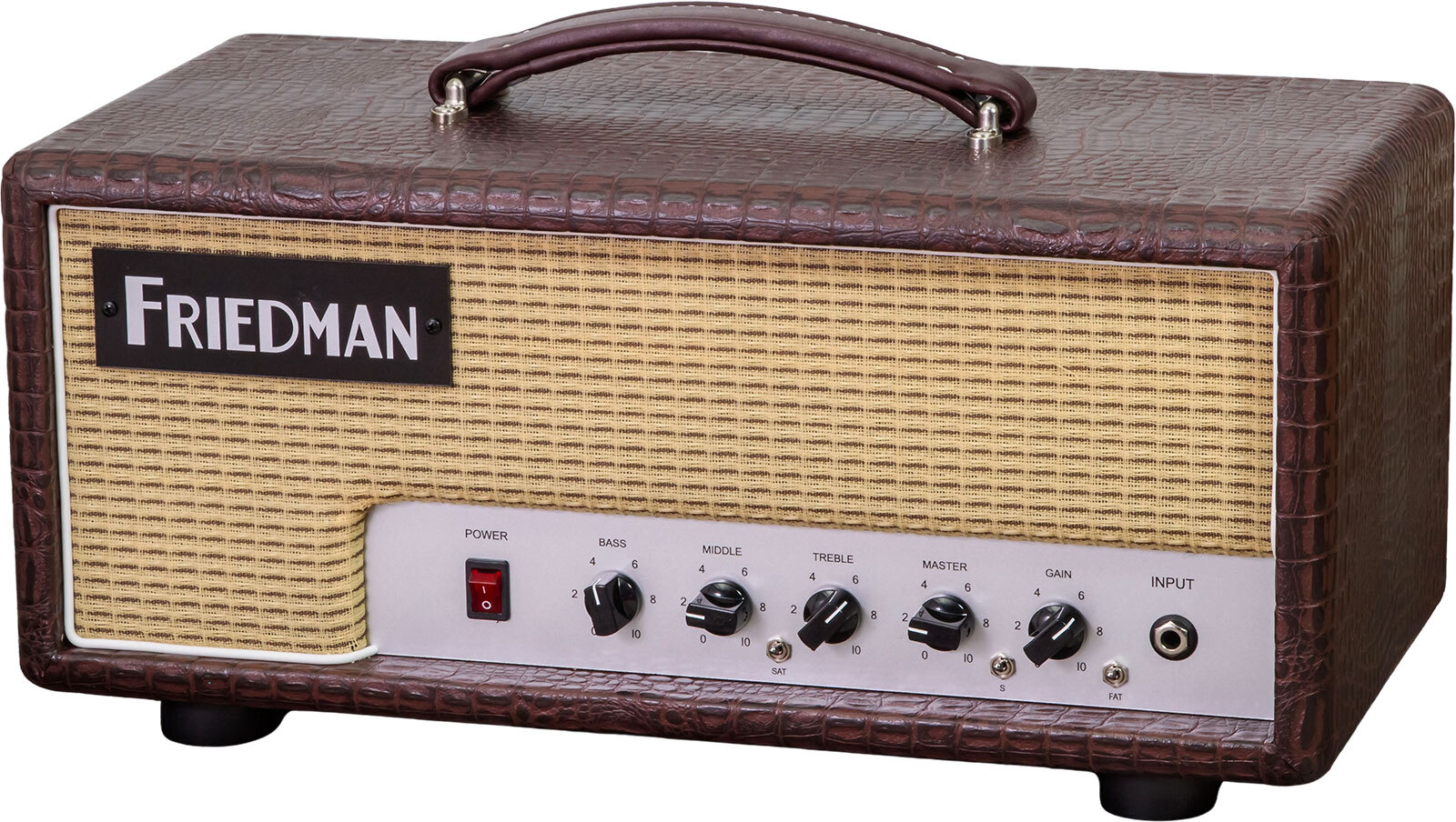 Friedman Amplification Pink Taco V2  Head 20w El84 Brown Gator Tolex - Electric guitar amp head - Main picture