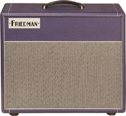 112 Large Open-back Guitar Cab. - Purple / Vintage Grill Cloth