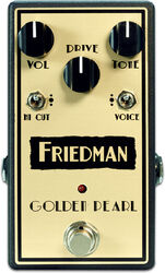 Overdrive, distortion & fuzz effect pedal Friedman amplification Golden Pearl Overdrive