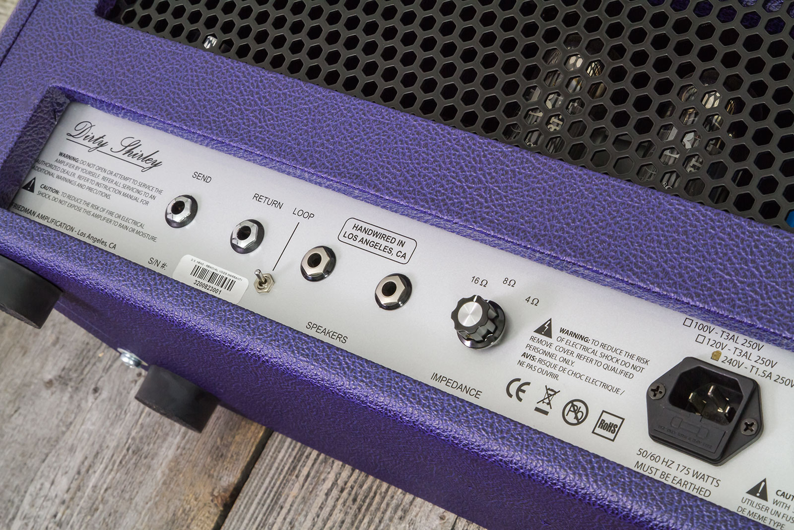 Friedman Amplification Dirty Shirley Head 40w 5881 Purple - Electric guitar amp head - Variation 3