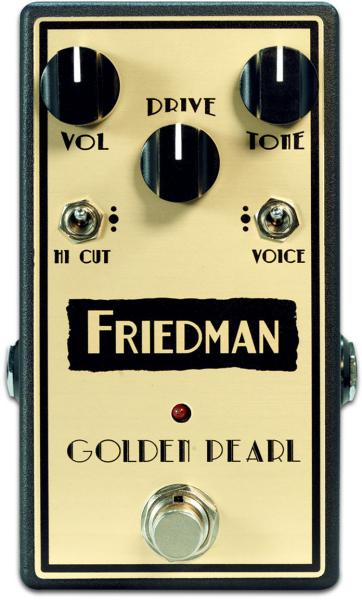 Overdrive, distortion & fuzz effect pedal Friedman amplification Golden Pearl Overdrive