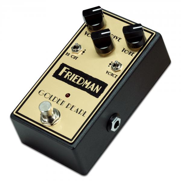 Overdrive, distortion & fuzz effect pedal Friedman amplification Golden Pearl Overdrive