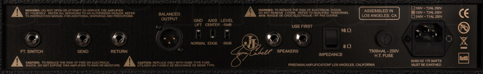 Friedman Amplification Jj Junior Head 25w - Electric guitar amp head - Variation 3