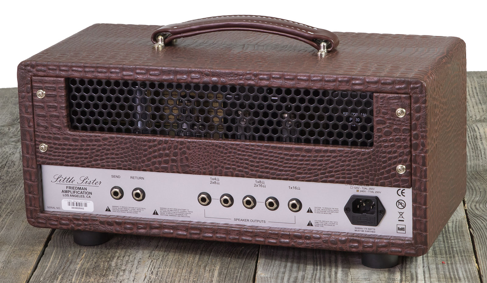 Friedman Amplification Little Sister Head 20w El84 Brown Gator Tolex - Electric guitar amp head - Variation 1