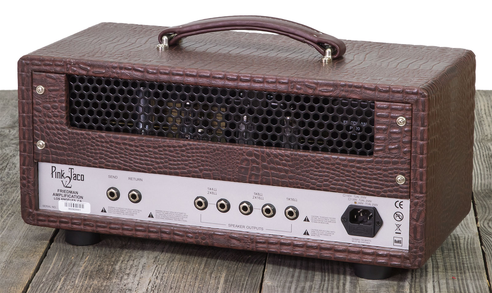 Friedman Amplification Pink Taco V2  Head 20w El84 Brown Gator Tolex - Electric guitar amp head - Variation 1