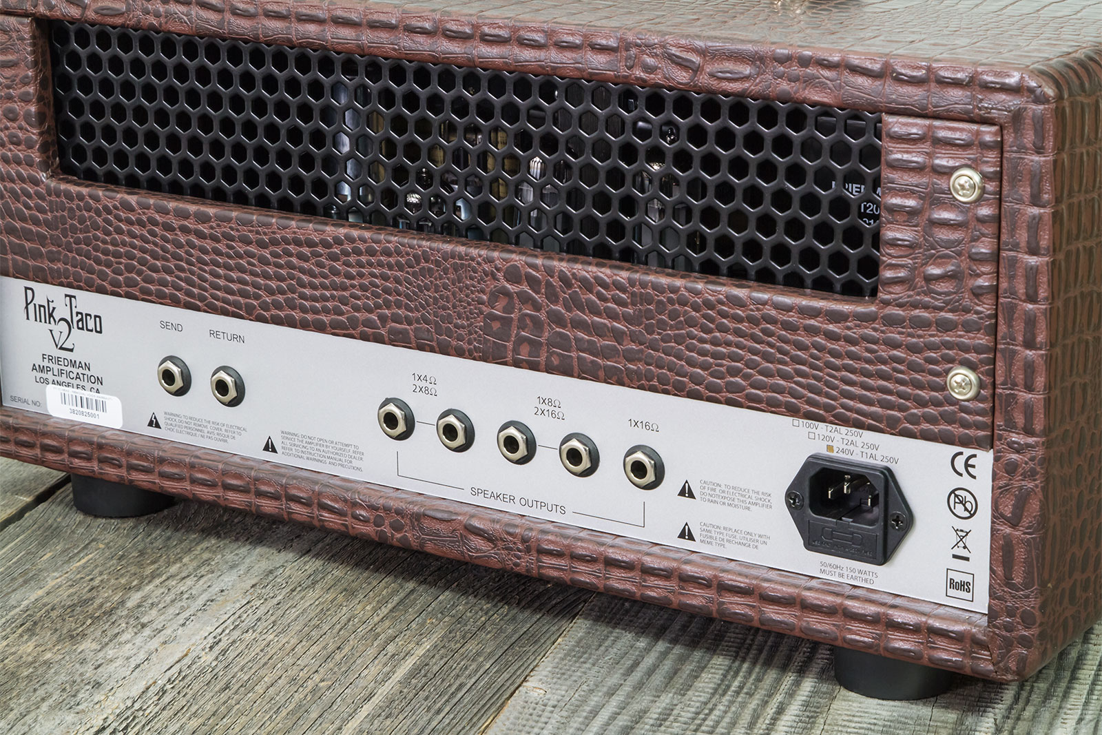 Friedman Amplification Pink Taco V2  Head 20w El84 Brown Gator Tolex - Electric guitar amp head - Variation 4