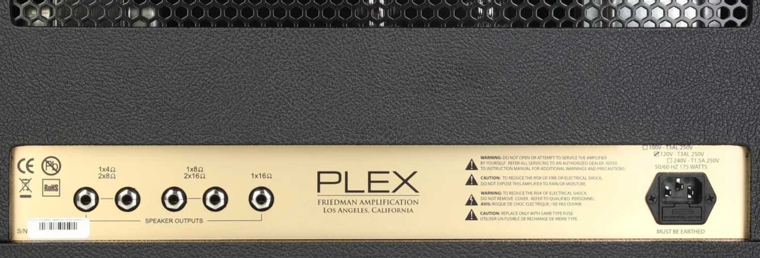 Friedman Amplification Plex Head Vintage 50w El34 - Electric guitar amp head - Variation 3