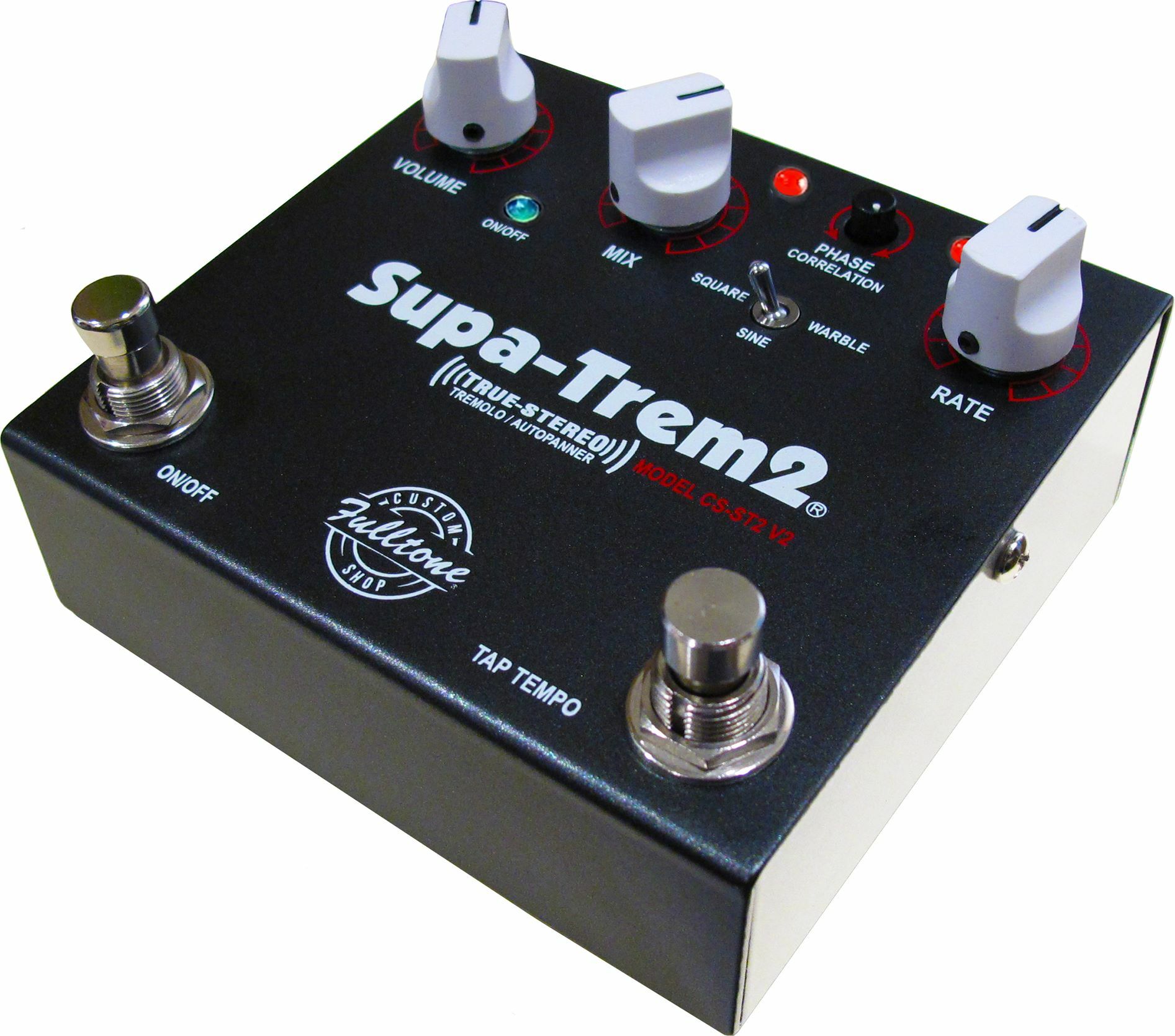 Fulltone Supa-trem 2 V2  Tremolo Stereo - Modulation, chorus, flanger, phaser & tremolo effect pedal - Main picture
