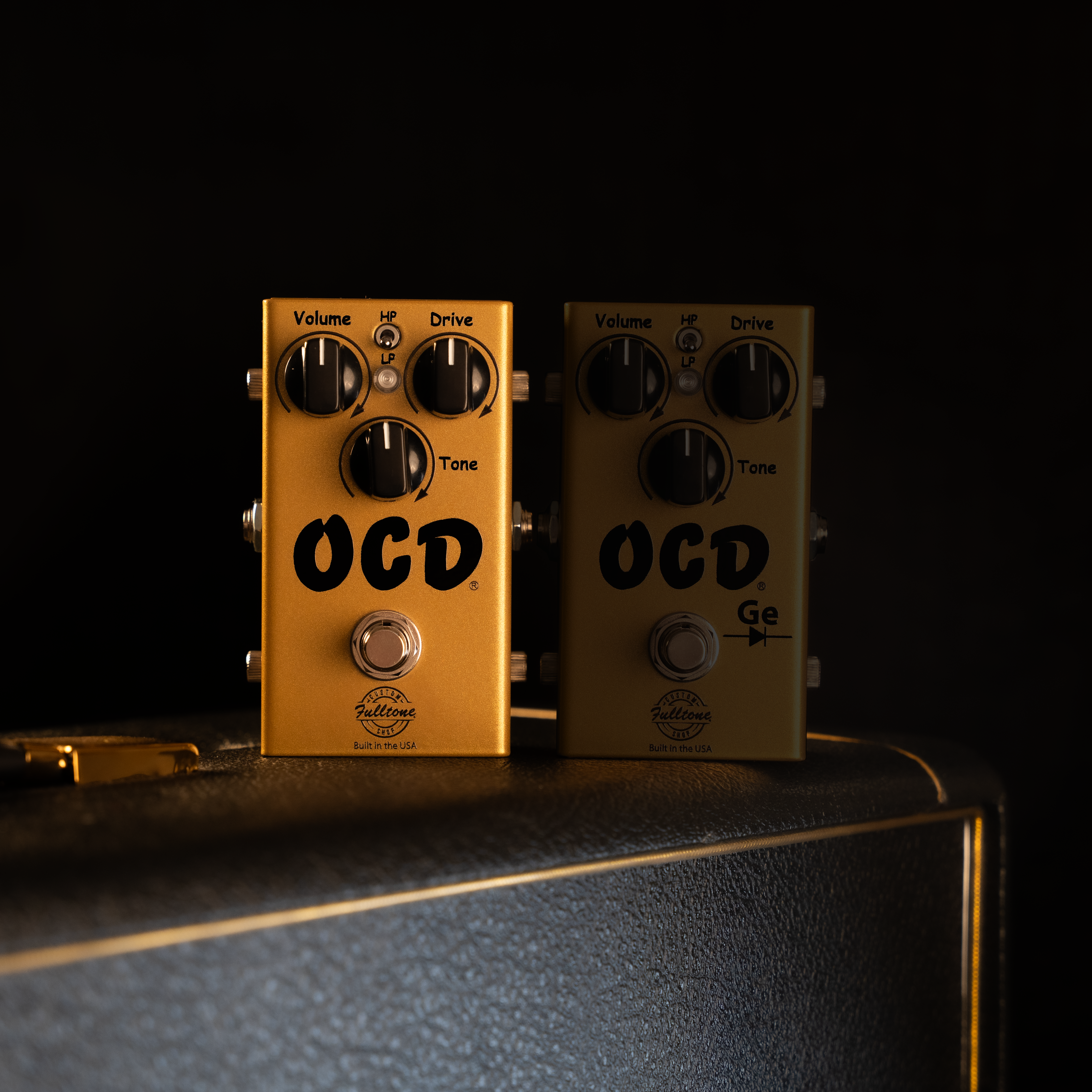 Fulltone Ocd V2 Gold Ltd Overdrive Standard - Overdrive, distortion & fuzz effect pedal - Variation 1