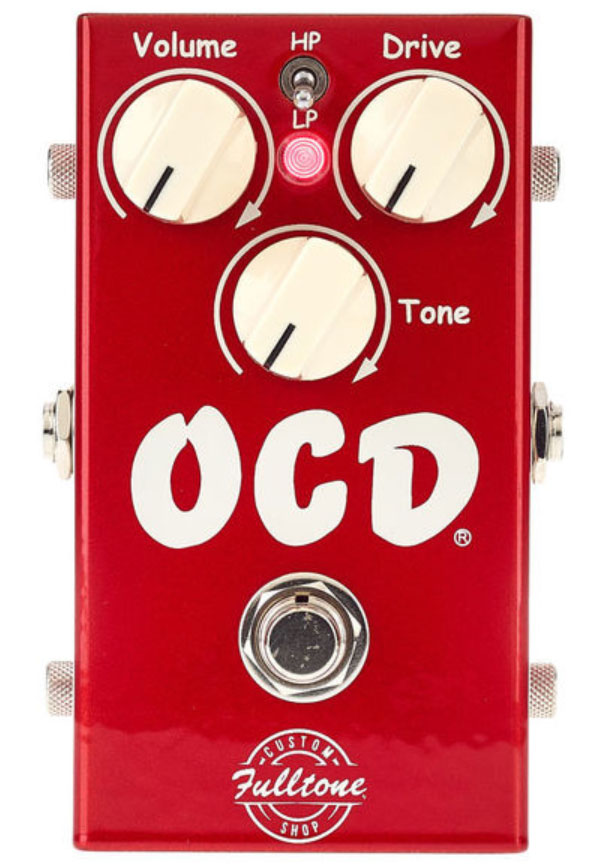Fulltone Standard OCD V2 Overdrive Ltd Candy Apple Red Overdrive