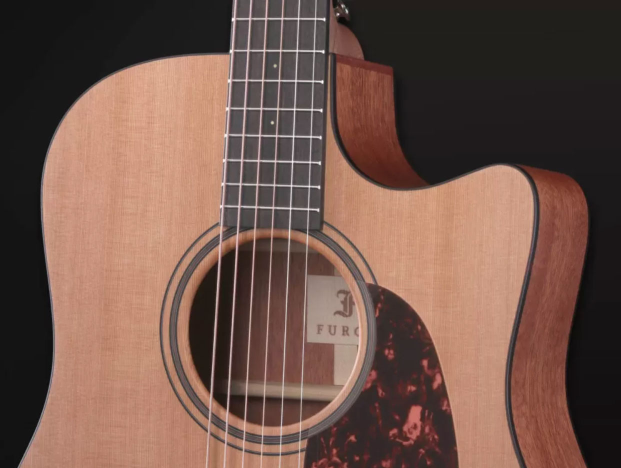 Furch Blue Dc-cm 43mm Lrb1 Dreadnought Cw Cedre Acajou Eb - Natural Full-pore Gloss - Folk guitar - Variation 4