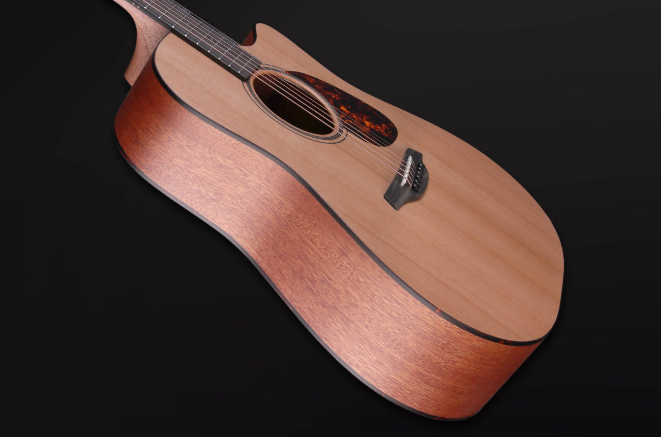 Furch Dc-cm Blue Dreadnought Cw Cedre Acajou Eb Lrb1 - Natural Open-pore - Electro acoustic guitar - Variation 3