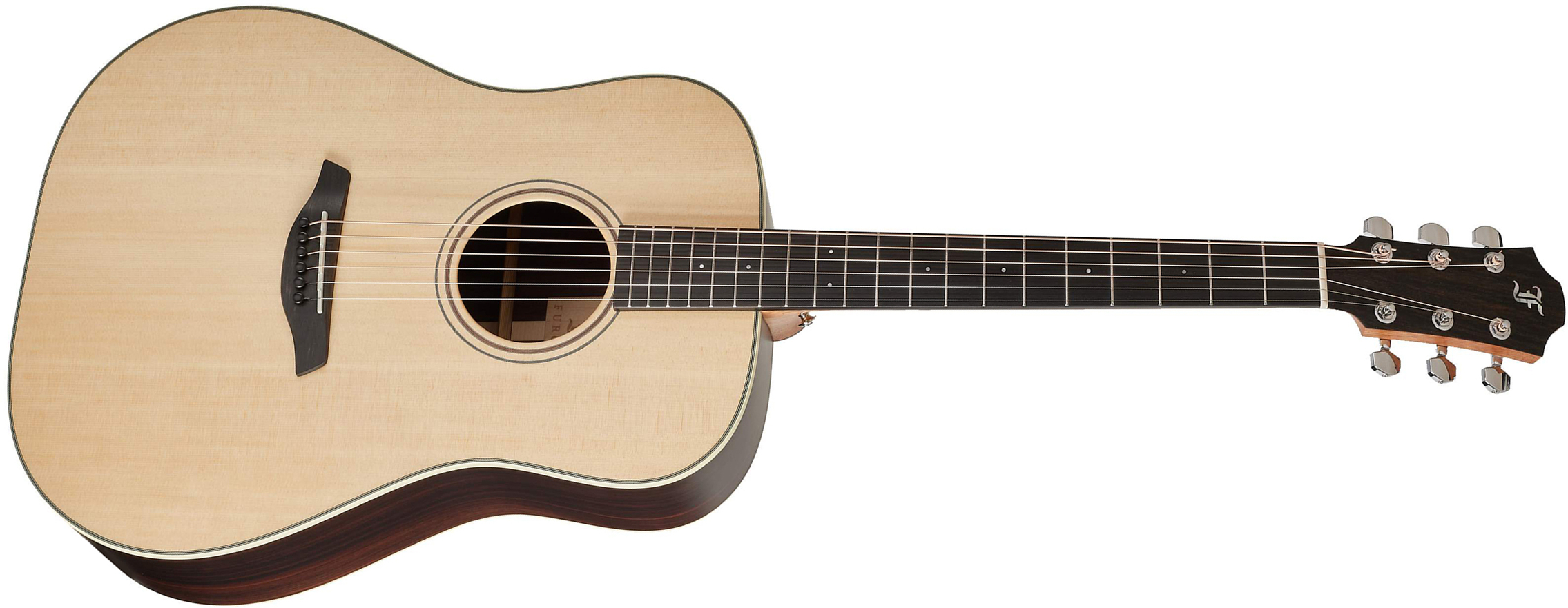 Furch Green D-sr Dreadnought Epicea Palissandre Eb - Natural Full-pore Satin - Acoustic guitar & electro - Main picture