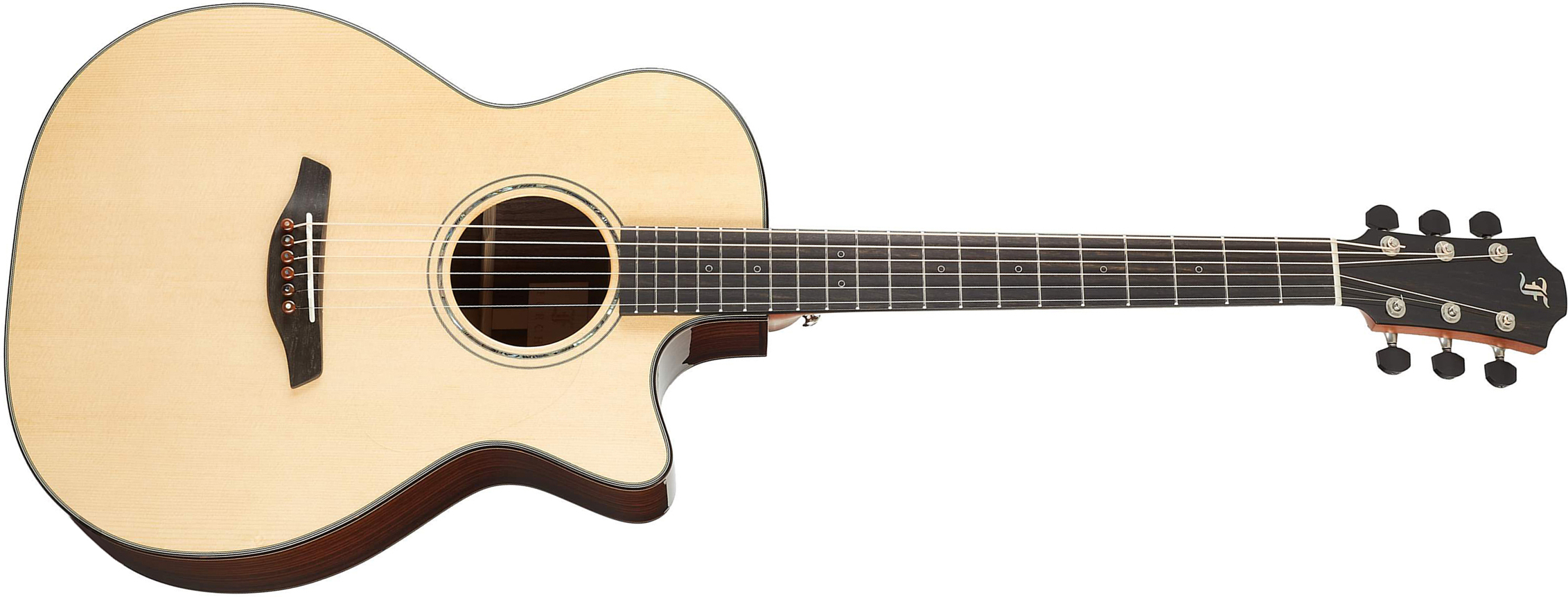 Furch Omc-sr Lrb1 Yellow Orchestra Model Epicea Palissandre Eb - Natural Full-pore - Electro acoustic guitar - Main picture