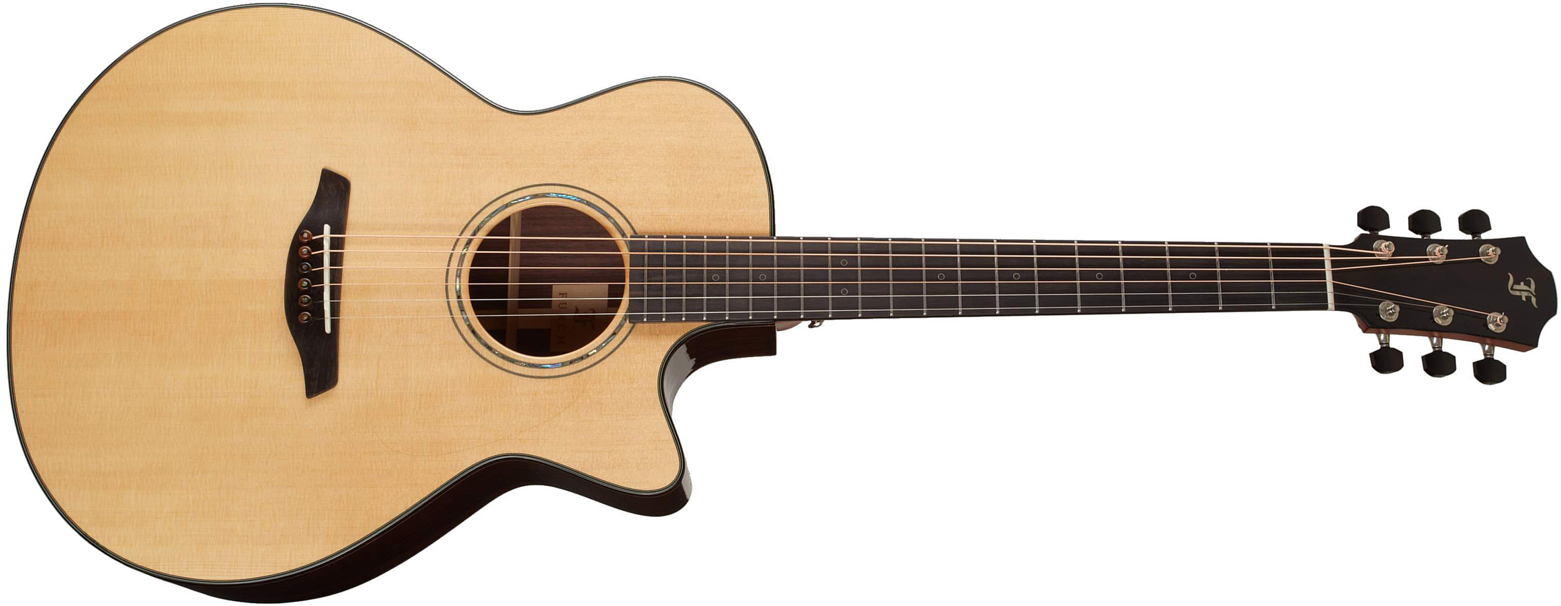 Furch Yellow Plus Gc-sr Grand Auditorium Epicea Palissandre Eb Lrb1 - Natural Full-pore - Electro acoustic guitar - Main picture