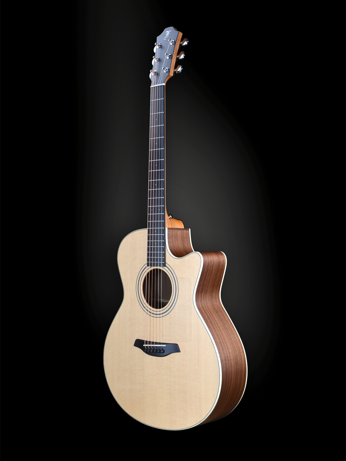 Furch Blue Gc-sw Grand Auditorium Cw Epicea Noyer Eb Lrb1 - Natural Open-pore - Electro acoustic guitar - Variation 1