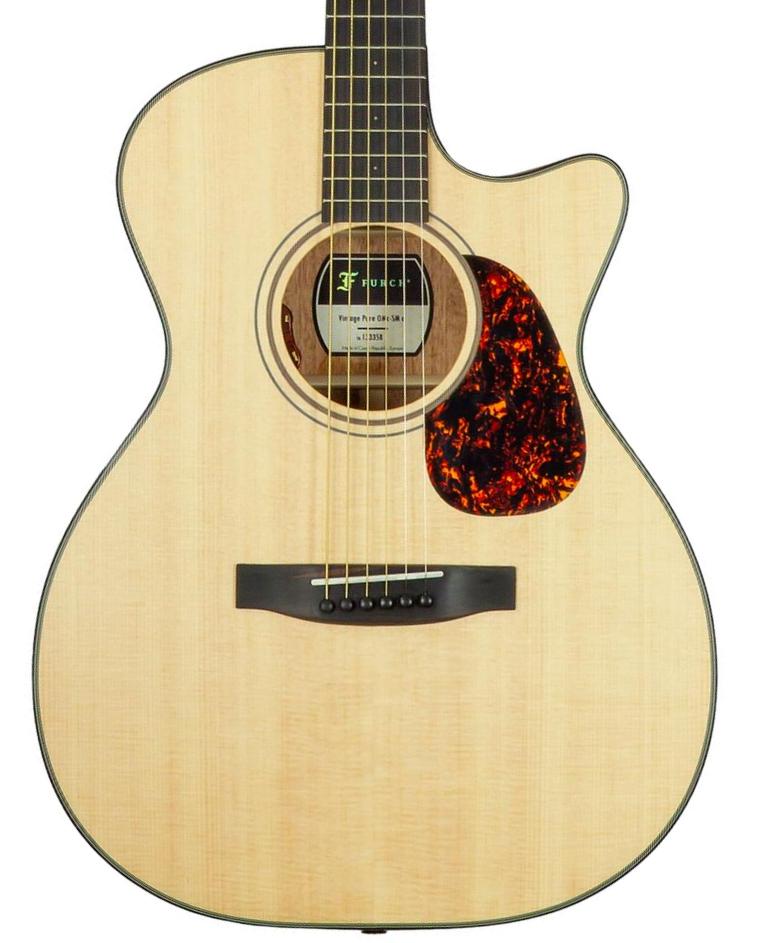 Folk guitar Furch Vintage Pure SM OMc (LRB1) - Natural Open-Pore