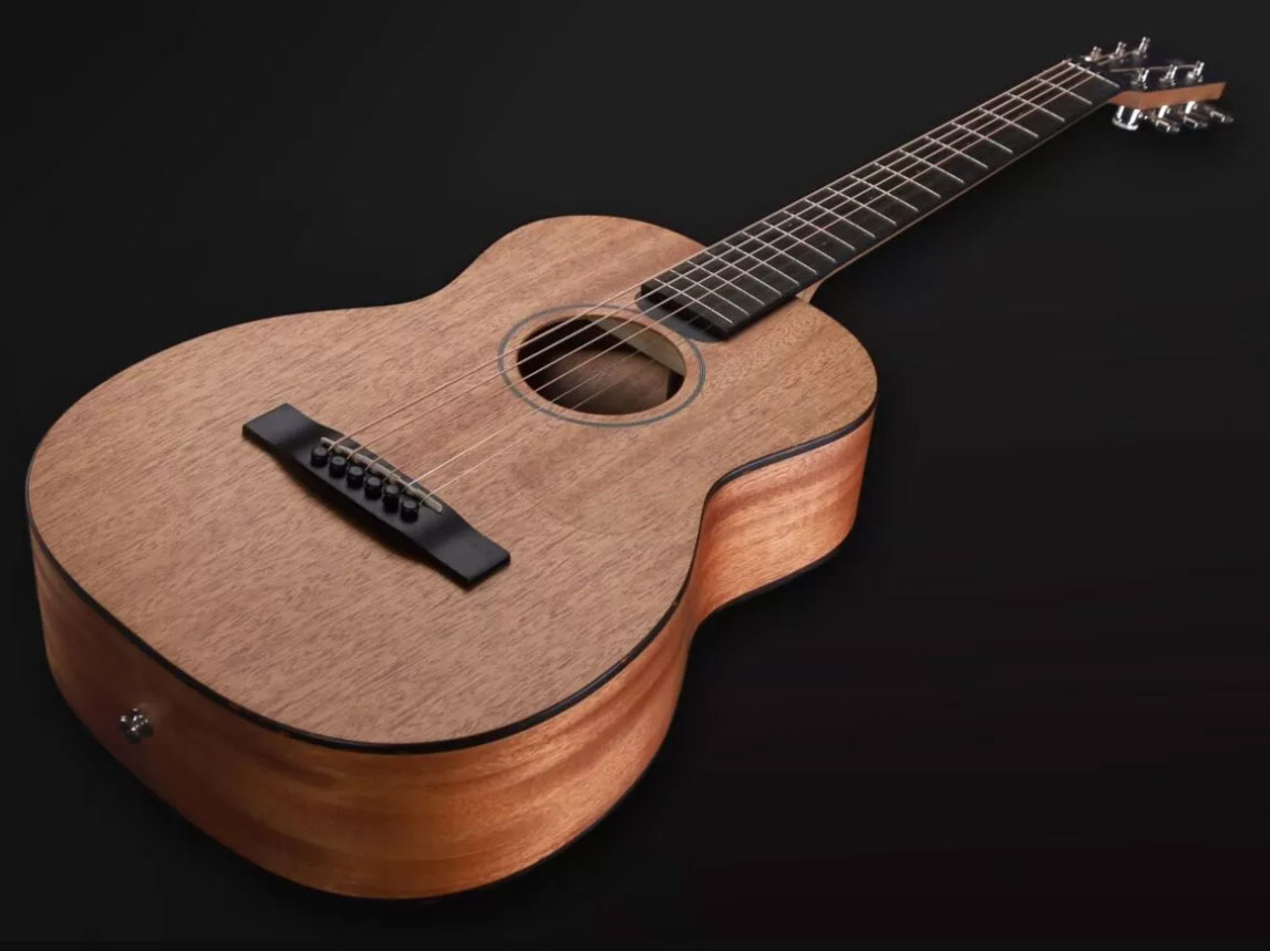 Furch Little Jane Lj 10-mm Travel Shsc Tout Acajou Eb - Natural Open-pore - Folk guitar - Variation 2